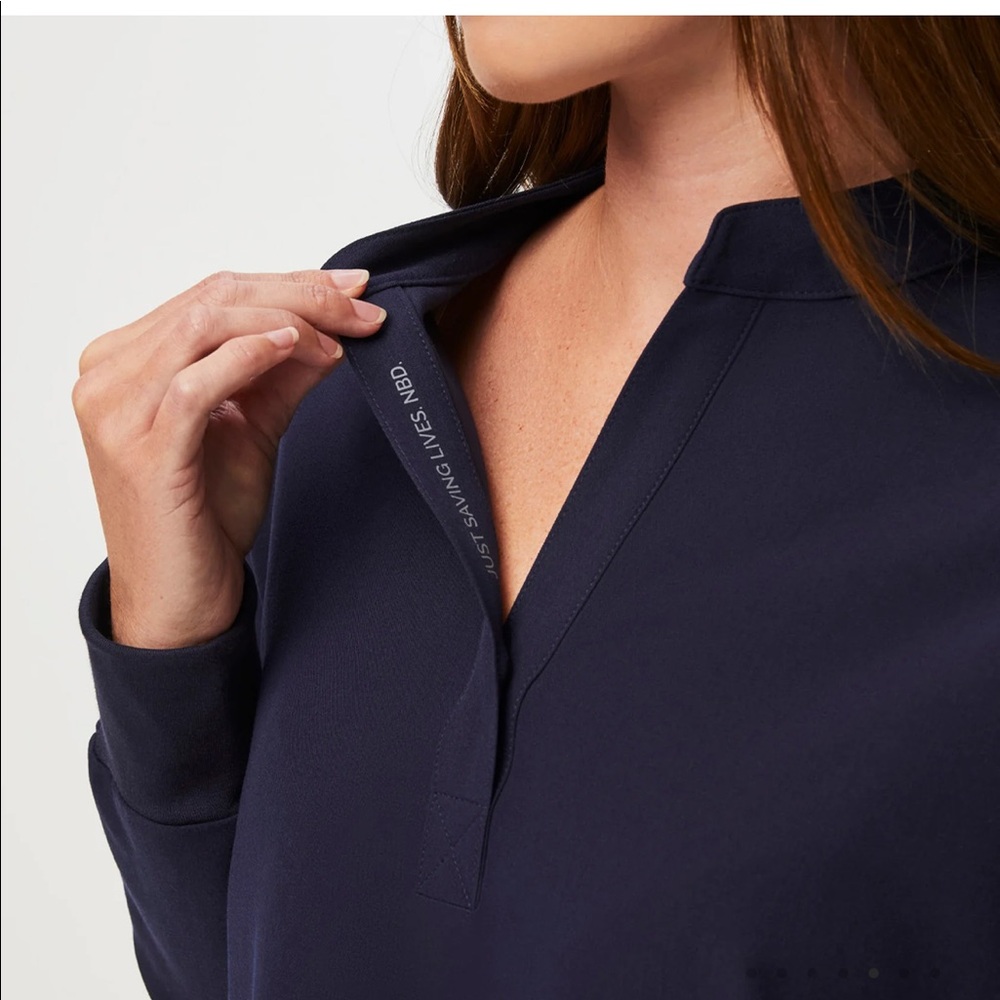 Rafaela Oversized Longsleeve Scrub Top™ - Picture 2 of 5